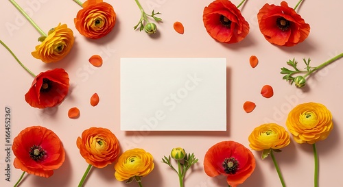 Floral Frame: A Blank Canvas