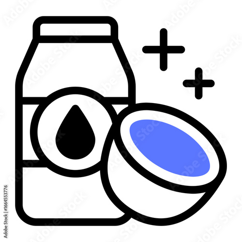 This Coconut Milk icon is suitable for Thailand Culture.