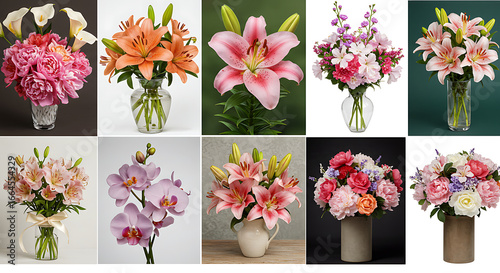 Floral Arrangements: Lilies, Roses, Orchids, Peonies & More