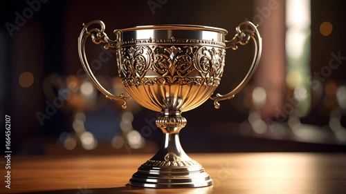 Ornate trophy award