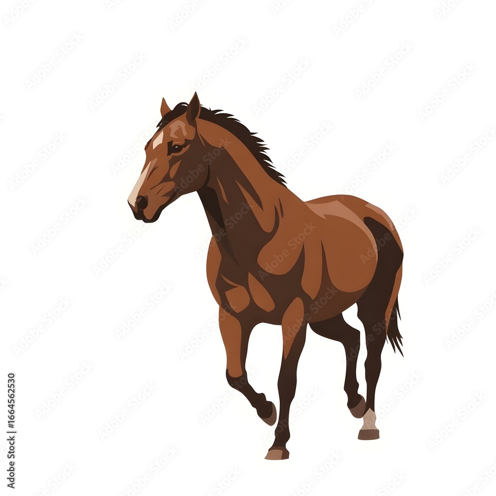 Obraz premium Horse vector illustration