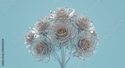Liquid Metal Roses: A 3D Bloom