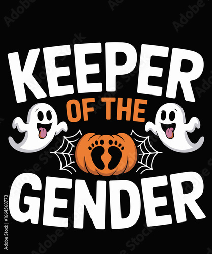 Funny Boo Secret Keeper of the Gender Reveal Halloween Party Lover