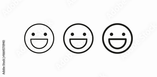 simple eyes smile icon sign vector