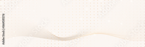 Abstract vector background. Elegant background for business presentations. Lines, point, plane in 3D space.Cryptocurrency fintech network blockchain and programming concept. Brown  background 