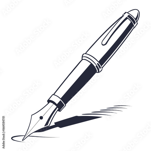 fountain pen vector