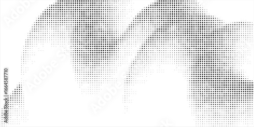 Grunge halftone gradient background. Faded grit noise texture. White and black sand wallpaper. EPS10