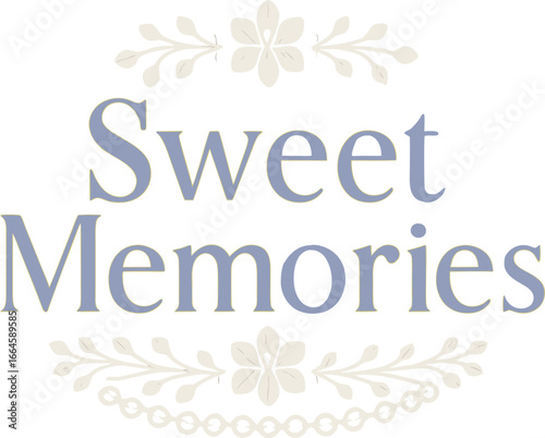 Sweet Memories Floral T-Shirt Sentimental Tee