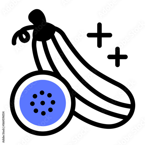 This Zucchini icon is suitable for Vegetables, Vegetarian, Organic Food, etc.