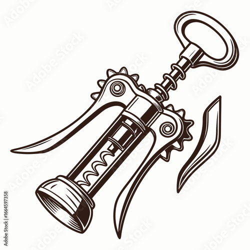 Corkscrew Illustration
