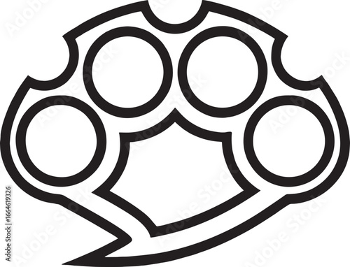 Brass Knuckles Illustration
