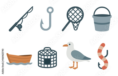Oktoberfest symbols: beer, pretzel, sausage, hops, tap, barrel, tent, accordion