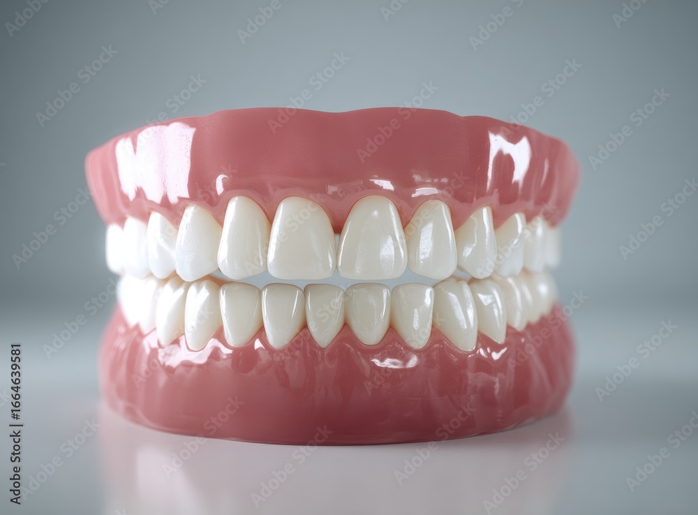 Obraz premium Diseased tooth model