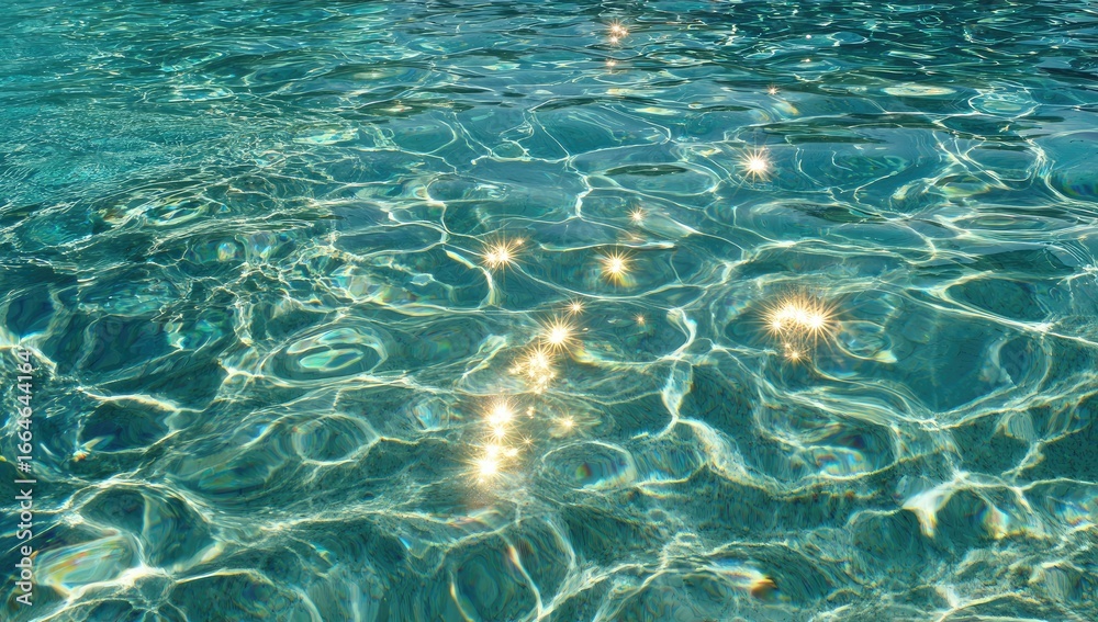 Fototapeta premium clear blue water