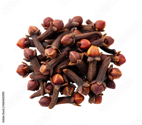 Harvesting cloves spice production indonesia food natural isolated on transparent background, png