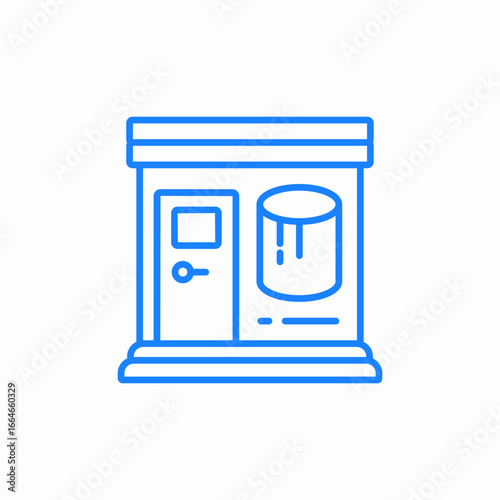 utilities shop icon sign vector