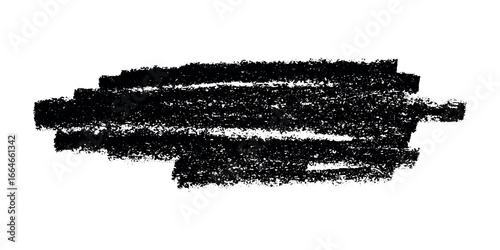 Brush paint stroke texture swatch Hand painted background Ink scribble dab clipart Paint smudge for tags and stamps design