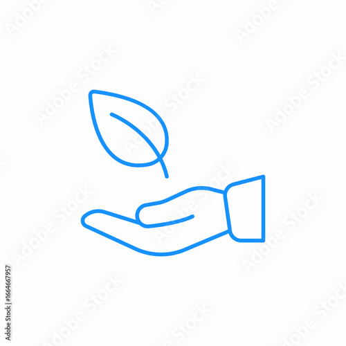 care about nature icon sign vector