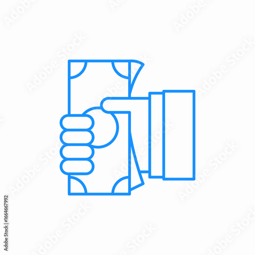 cash payment icon sign vector