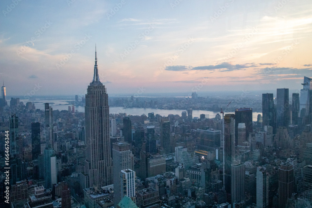 Naklejka premium 미국 여행 이야기