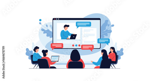 Online education digital learning environment interactive virtual classroom experience for remote students