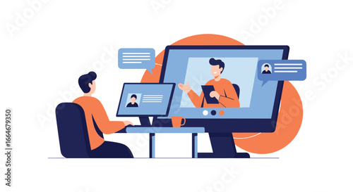 Remote collaboration and virtual meeting facilitation for modern business success
