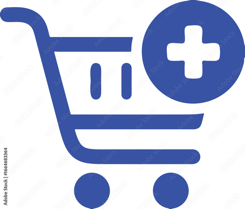 Obraz premium Shopping Cart Icon simple icon. Vector ICON all icon Viktor 