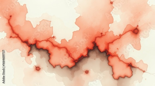 Abstract Watercolor Painting