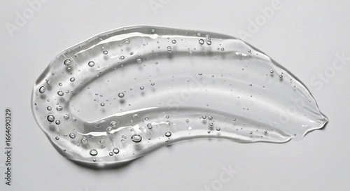 silver bronze silver bronze, Transparent gel texture with air bubbles