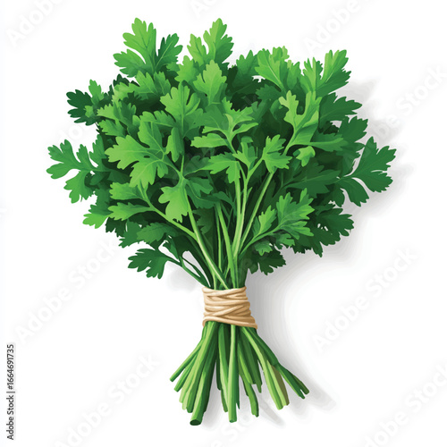 a parsley bunch