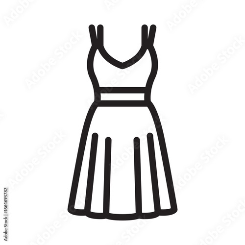 black and white dress