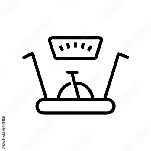 An Illustration of Exercise Bicycle for Weight Loss