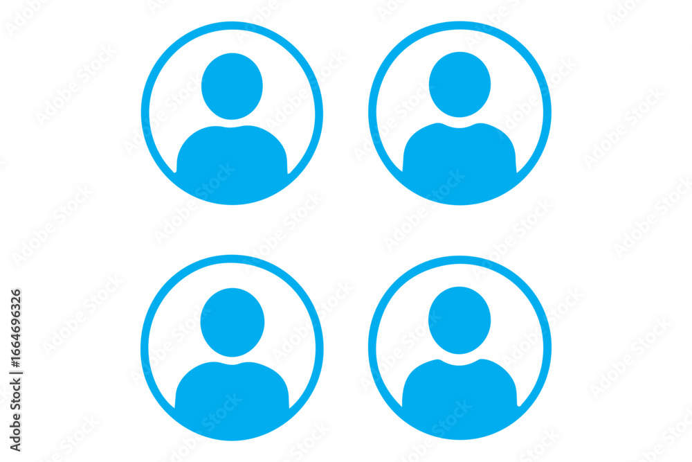 avatar icon. profile icons set. male and female avatars vector icon set illustration isolated on white background. avatar icon. profile icons set. male and female avatars vector icon set illustration isolated on white background.