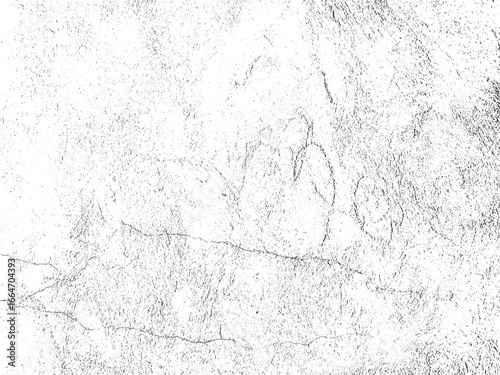 A heavily distressed white surface reveals cracks and wear from age. Faint, faded drawings add to the texture and hint at a forgotten history within this aged material.