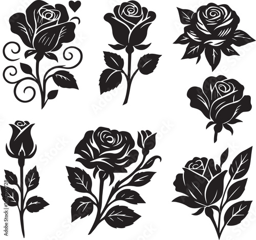 seamless pattern with roses