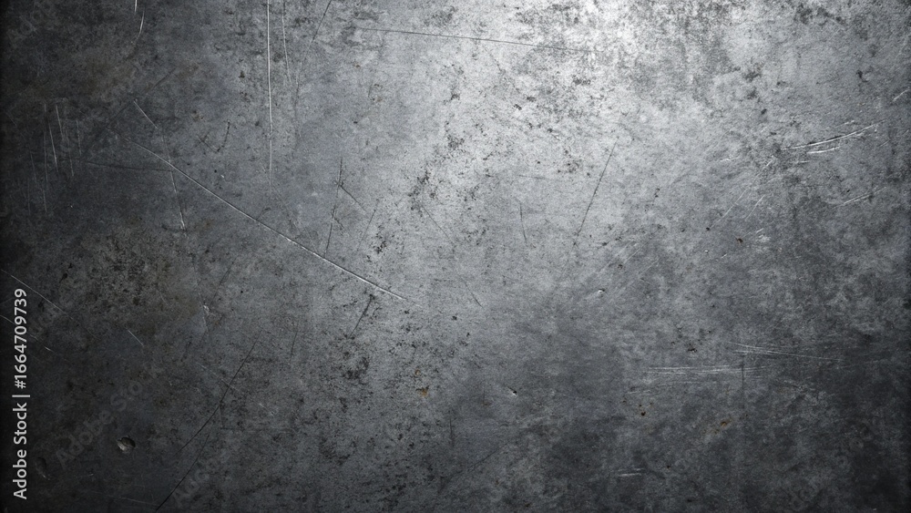 Obraz premium Dark grunge metal background with rough texture and industrial pattern creating a vintage and abstract surface for various design applications