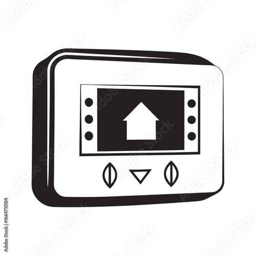 Smart doorbell camera with floodlight features integrated home automation, shown in close up. Smart doorbell camera integrates advanced security and convenience.