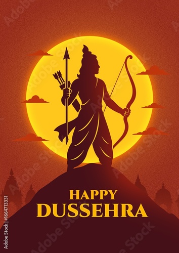 Happy dussehra celebration post design