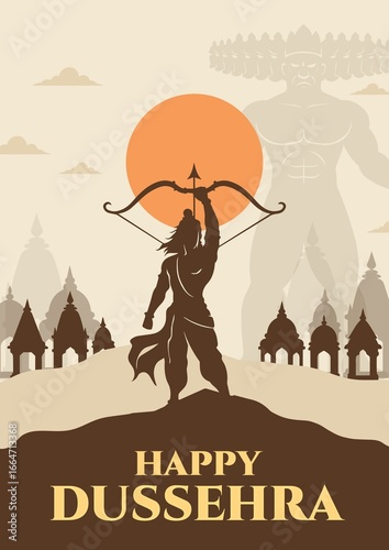 Happy dussehra celebration post design