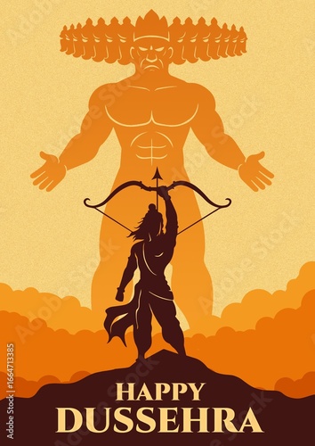 Happy dussehra celebration post design