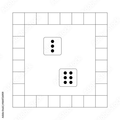 Family Game Night ngaging Family Game Board Icon for Game Nights.Vector illustration. sstkTechnology. 