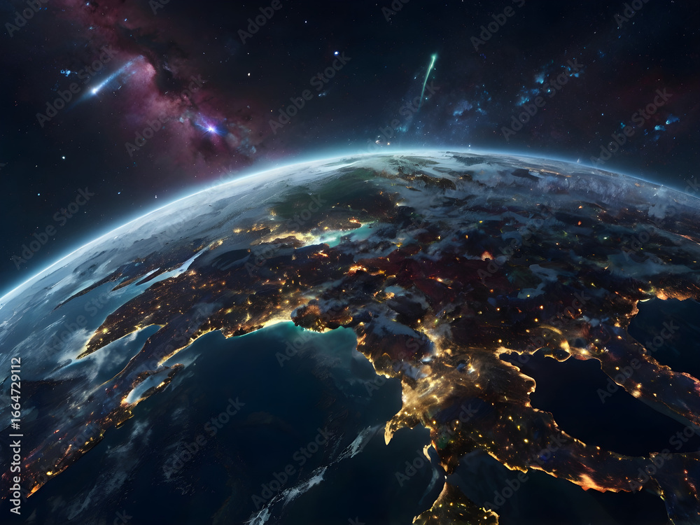 Fototapeta premium earth in space