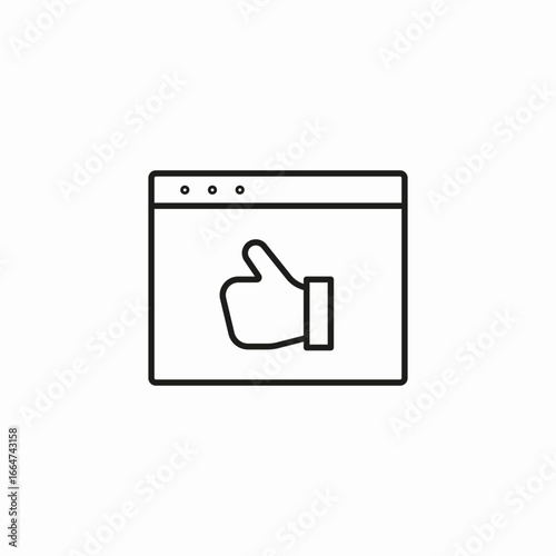 social media feedback icon sign vector