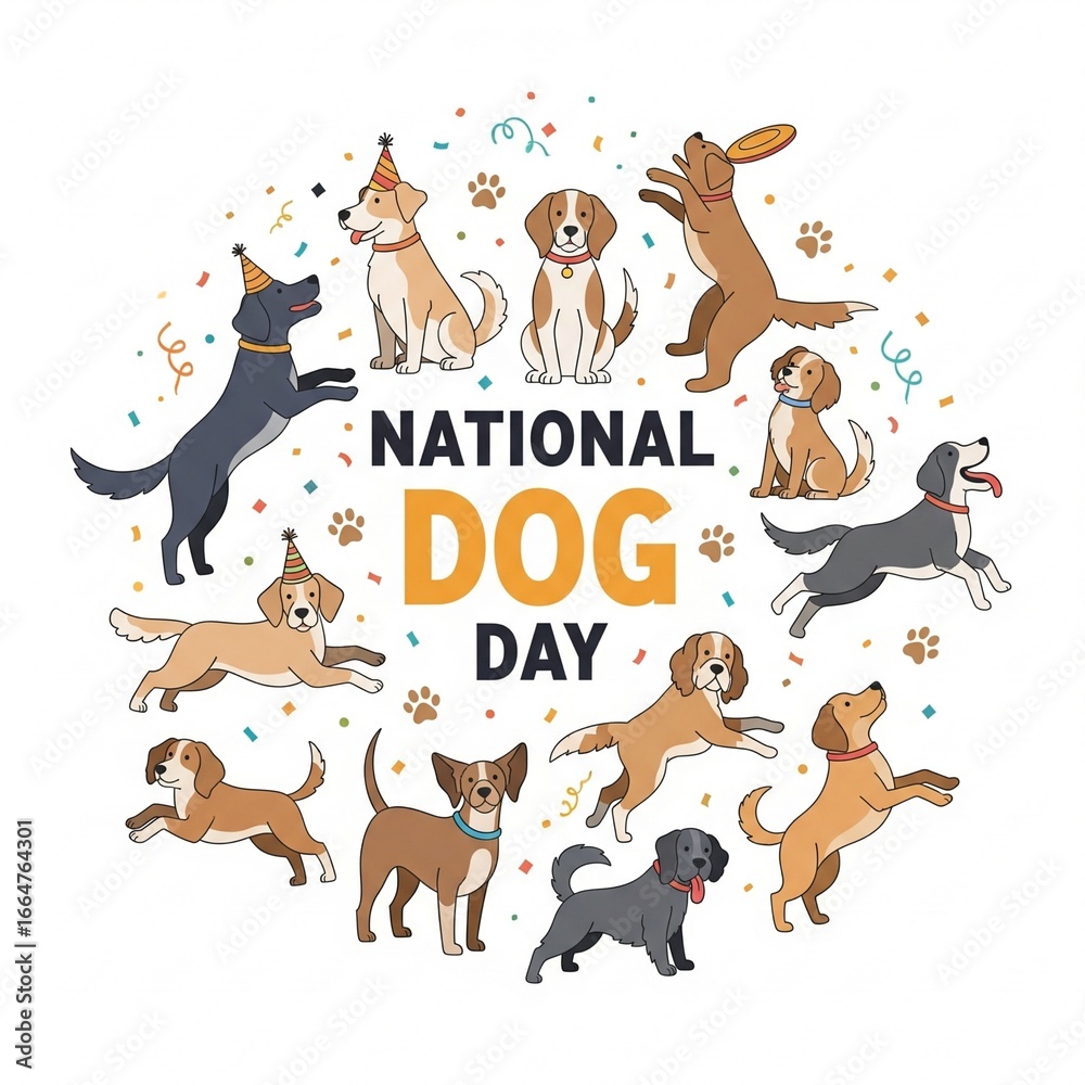Obraz premium National Dog Day