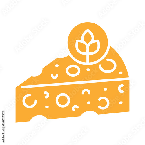 Plant based color flat icon for digital and print projects.