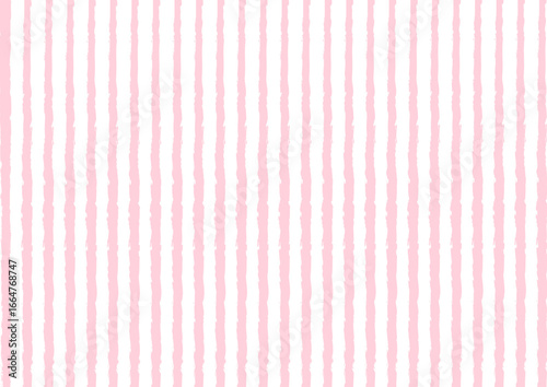 背景　手書き風の線　ピンク