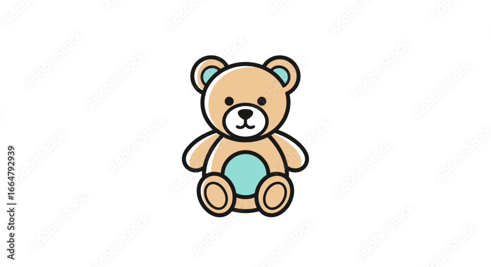 Obraz premium adorable teddy bear illustration highresolution png with transparent background perfect for websites apps and print projects