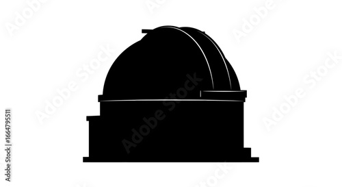 observatory silhouette highresolution transparent png for website design app icons and print projects