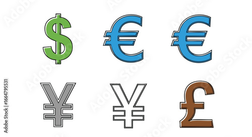 Global Currencies: A Symbolic Representation of International Finance and Economic Exchange Illustrating Global Financial Systems and Monetary