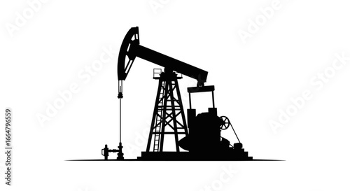 highresolution transparent background oil pump jack silhouette perfect for energy industry presentations websites and graphic design projects